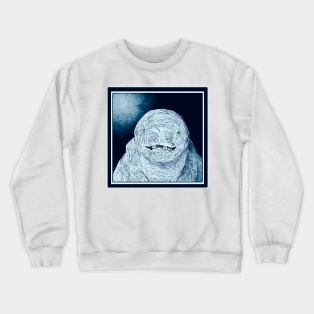 "Bonus" Seal Mummy Crewneck Sweatshirt by Station Blue